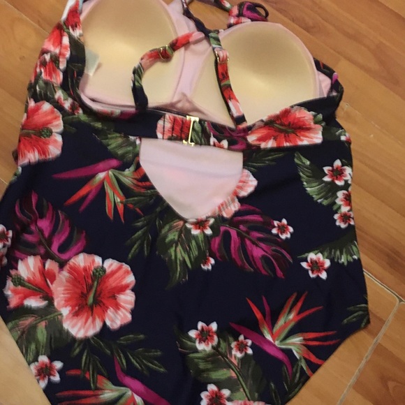 Keyhole Strap One Piece Swimsuit - Kona Sol - Picture 6 of 6